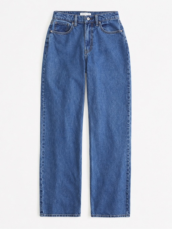 Abercrombie & Fitch Denim - NWT - Abercrombie Curve Love High Rise Loose Jean - Size 29 Short